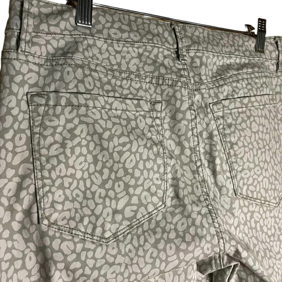 Ann Taylor LOFT Modern Skinny Ankle Size 29/8 Leopard Ankle Zipper Pants NWOT - Picture 8 of 10